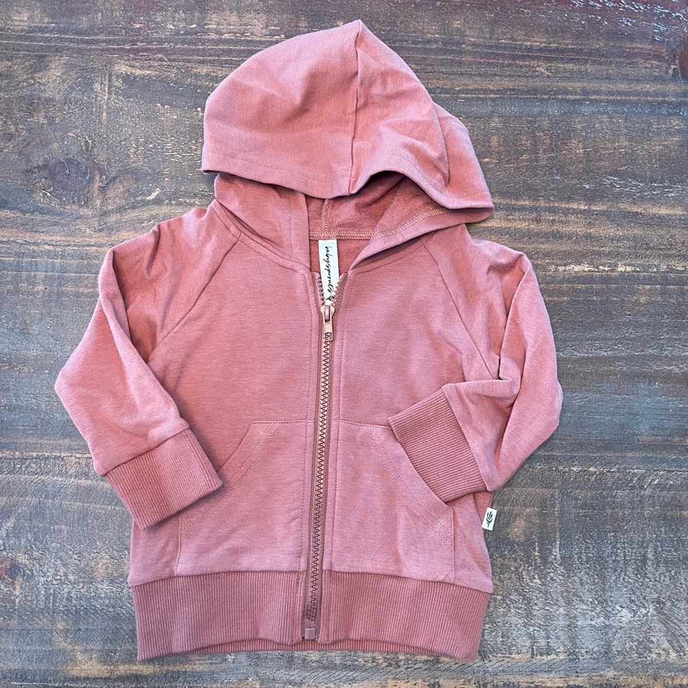 Babysprouts zip up hooded sweatshirt